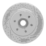 Dynamic Friction 2004-2008 Ford F-150 Rwd Front Right Drilled & Slotted Geoperformance Rotor by Dynamic Friction Company 830-54184R