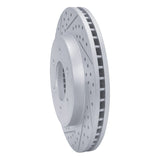 Dynamic Friction 2004-2008 Ford F-150 4WD Front Left Drilled & Slotted Geoperformance Rotor by Dynamic Friction Company 830-54186L