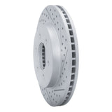 Dynamic Friction 2004-2008 Ford F-150 4WD Front Right Drilled & Slotted Geoperformance Rotor by Dynamic Friction Company 830-54186R