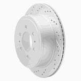 Dynamic Friction 2004-2011 Ford F-150 4WD Rear Left Drilled & Slotted Geoperformance Rotor by Dynamic Friction Company 830-54188L