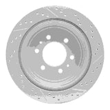 Dynamic Friction 2004-2011 Ford F-150 4WD Rear Left Drilled & Slotted Geoperformance Rotor by Dynamic Friction Company 830-54188L