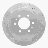 Dynamic Friction 2004-2011 Ford F-150 4WD Rear Left Drilled & Slotted Geoperformance Rotor by Dynamic Friction Company 830-54188L