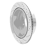 Dynamic Friction 2004-2011 Ford F-150 4WD Rear Left Drilled & Slotted Geoperformance Rotor by Dynamic Friction Company 830-54188L