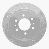 Dynamic Friction 2004-2011 Ford F-150 Rwd Rear Right Drilled & Slotted Geoperformance Rotor by Dynamic Friction Company 830-54188R