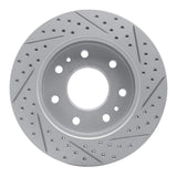 Dynamic Friction 2004-2011 Ford F-150 Rwd Rear Left Drilled & Slotted Geoperformance Rotor by Dynamic Friction Company 830-54189L