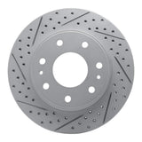 Dynamic Friction 2004-2011 Ford F-150 Rwd Rear Left Drilled & Slotted Geoperformance Rotor by Dynamic Friction Company 830-54189L