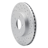 Dynamic Friction 2005-2012 Ford Escape Front Right Drilled & Slotted Geoperformance Rotor by Dynamic Friction Company 830-54193R