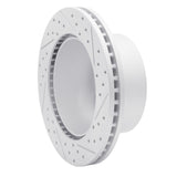 Dynamic Friction 2005-2012 Ford F-250 2WD (Super Duty) Rear Left Drilled & Slotted Geoperformance Rotor by Dynamic Friction Company 830-54199L