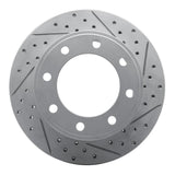 Dynamic Friction 2005-2012 Ford F-250 2WD (Super Duty) Rear Right Drilled & Slotted Geoperformance Rotor by Dynamic Friction Company 830-54199R