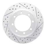 Dynamic Friction 2005-2012 Ford F-450 Super Duty Rear Right Drilled & Slotted Geoperformance Rotor by Dynamic Friction Company 830-54200R