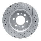 Dynamic Friction 2007-2021 Ford F-150 RWD Front Left Drilled & Slotted Geoperformance Rotor by Dynamic Friction Company 830-54204L