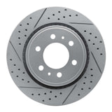 Dynamic Friction 2007-2021 Ford F-150 RWD Front Left Drilled & Slotted Geoperformance Rotor by Dynamic Friction Company 830-54204L