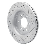 Dynamic Friction 2007-2021 Ford F-150 RWD Front Left Drilled & Slotted Geoperformance Rotor by Dynamic Friction Company 830-54204L