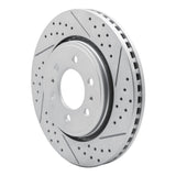 Dynamic Friction 2007-2021 Ford F-150 RWD Front Right Drilled & Slotted Geoperformance Rotor by Dynamic Friction Company 830-54204R