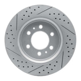 Dynamic Friction 2007-2021 Ford F-150 RWD Front Right Drilled & Slotted Geoperformance Rotor by Dynamic Friction Company 830-54204R