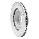 Dynamic Friction 2010-2013 Ford Transit Connect Front Left Drilled & Slotted Geoperformance Rotor by Dynamic Friction Company 830-54217L