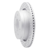 Dynamic Friction 2012-2014 Ford F-150 Rwd Rear Left Drilled & Slotted Geoperformance Rotor by Dynamic Friction Company 830-54218L
