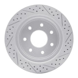 Dynamic Friction 2012-2014 Ford F-150 Rwd Rear Left Drilled & Slotted Geoperformance Rotor by Dynamic Friction Company 830-54218L