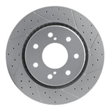 Dynamic Friction 2010-2014 Ford F-150 4WD Front Right Drilled & Slotted Geoperformance Rotor by Dynamic Friction Company 830-54219R