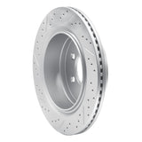 Dynamic Friction 2012-2020 Ford F-150 Rwd Rear Right Drilled & Slotted Geoperformance Rotor by Dynamic Friction Company 830-54220R