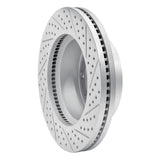 Dynamic Friction 2012-2025 Ford F-350 Super Duty 4WD Front Left Drilled & Slotted Geoperformance Rotor by Dynamic Friction Company 830-54223L