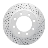 Dynamic Friction 2012-2025 Ford F-450 Super Duty Front Right Drilled & Slotted Geoperformance Rotor by Dynamic Friction Company 830-54223R