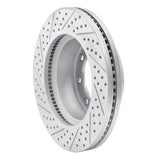 Dynamic Friction 2012-2025 Ford F-450 Super Duty Front Right Drilled & Slotted Geoperformance Rotor by Dynamic Friction Company 830-54223R