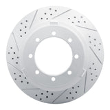 Dynamic Friction 2011-2022 Ford F-350 Super Duty 2WD Rear Left Drilled & Slotted Geoperformance Rotor by Dynamic Friction Company 830-54225L
