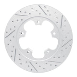 Dynamic Friction 2015-2026 Ford Transit-250 Rear Left Drilled & Slotted Geoperformance Rotor by Dynamic Friction Company 830-54228L