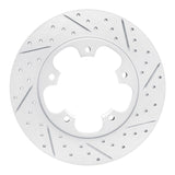 Dynamic Friction 2015-2026 Ford Transit-250 Rear Right Drilled & Slotted Geoperformance Rotor by Dynamic Friction Company 830-54228R