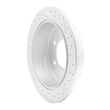 Dynamic Friction 2015-2026 Ford Transit-350 HD Rear Left Drilled & Slotted Geoperformance Rotor by Dynamic Friction Company 830-54229L