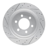 Dynamic Friction 2015-2017 Ford F-150 4WD Rear Right Drilled & Slotted Geoperformance Rotor by Dynamic Friction Company 830-54231R
