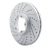 Dynamic Friction 2014-2019 Ford Transit (Mexico) Front Left Drilled & Slotted Geoperformance Rotor by Dynamic Friction Company 830-54232L