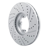 Dynamic Friction 2014-2019 Ford Transit (Mexico) Front Left Drilled & Slotted Geoperformance Rotor by Dynamic Friction Company 830-54232L