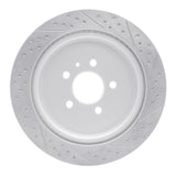 Dynamic Friction 2013-2014 Ford Mustang Rear Right Drilled & Slotted Geoperformance Rotor by Dynamic Friction Company 830-54260R