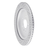 Dynamic Friction 2013-2014 Ford Mustang Rear Right Drilled & Slotted Geoperformance Rotor by Dynamic Friction Company 830-54260R