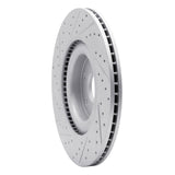 Dynamic Friction 2016-2018 Ford Focus Front Right Drilled & Slotted Geoperformance Rotor by Dynamic Friction Company 830-54261R