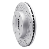 Dynamic Friction 2019-2025 Ford Ranger (USA/Canada) Front Left Drilled & Slotted Geoperformance Rotor by Dynamic Friction Company 830-54275L