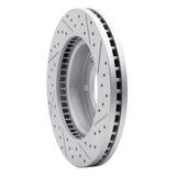 Dynamic Friction 2019-2025 Ford Ranger (USA/Canada) Front Left Drilled & Slotted Geoperformance Rotor by Dynamic Friction Company 830-54275L
