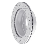 Dynamic Friction 2019-2025 Ford Bronco Rear Right Drilled & Slotted Geoperformance Rotor by Dynamic Friction Company 830-54276R