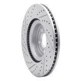 Dynamic Friction 2020-2026 Ford Explorer Front Right Drilled & Slotted Geoperformance Rotor by Dynamic Friction Company 830-54277R