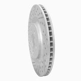Dynamic Friction 2020-2026 Ford Police Interceptor Utility Rear Left Drilled & Slotted Geoperformance Rotor by Dynamic Friction Company 830-54278L