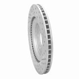 Dynamic Friction 2020-2026 Ford Police Interceptor Utility Rear Left Drilled & Slotted Geoperformance Rotor by Dynamic Friction Company 830-54278L