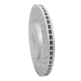 Dynamic Friction 2020-2026 Ford Police Interceptor Utility Rear Right Drilled & Slotted Geoperformance Rotor by Dynamic Friction Company 830-54278R