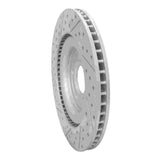 Dynamic Friction 2020-2026 Ford Police Interceptor Utility Rear Right Drilled & Slotted Geoperformance Rotor by Dynamic Friction Company 830-54278R