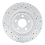 Dynamic Friction 2020-2026 Ford Explorer Front Left Drilled & Slotted Geoperformance Rotor by Dynamic Friction Company 830-54279L