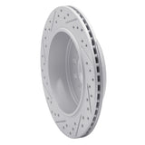 Dynamic Friction 2003-2011 Lincoln Town Car Rear Right Drilled & Slotted Geoperformance Rotor by Dynamic Friction Company 830-55003R