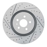 Dynamic Friction 2015-2021 Ford Fusion Front Left Drilled & Slotted Geoperformance Rotor by Dynamic Friction Company 830-55006L