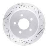R1 Concepts 1996-2002 Ford Crown Victoria Rear Right Drilled & Slotted Geoperformance Rotor by R1 Concepts 830-56015R