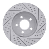 Dynamic Friction 2003-2011 Ford Crown Victoria Front Left Drilled & Slotted Geoperformance Rotor by Dynamic Friction Company 830-56019L